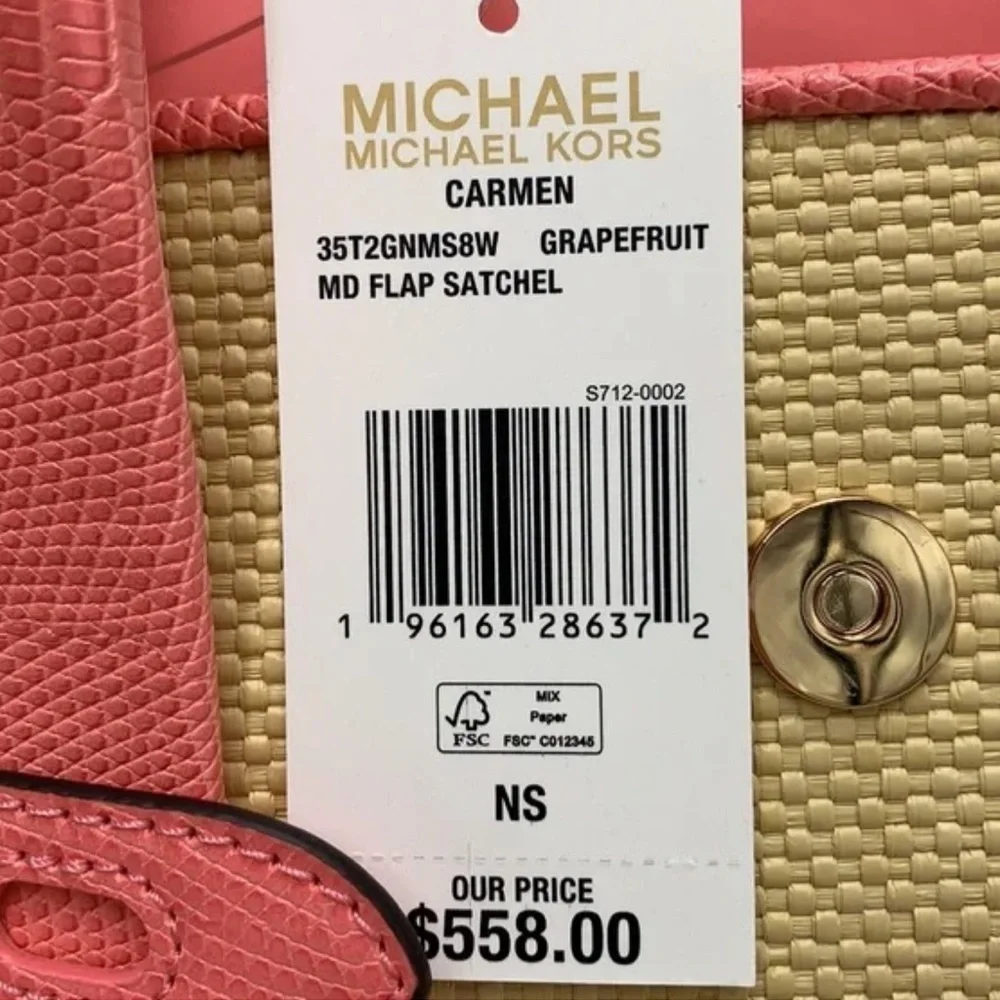 ⚠️HOLIDAY SALE ⚠️ MICHAEL KORS CARMEN MEDIUM FLAP SATCHEL GRAPEFRUIT
NWT - Picture 14 of 14